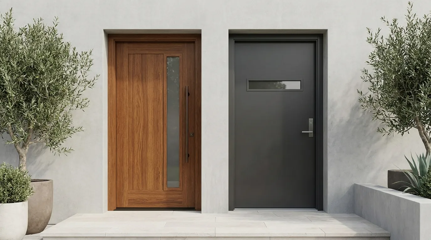 Portes d&rsquo;entr&eacute;e&nbsp;: fibre de verre ou acier&nbsp;?