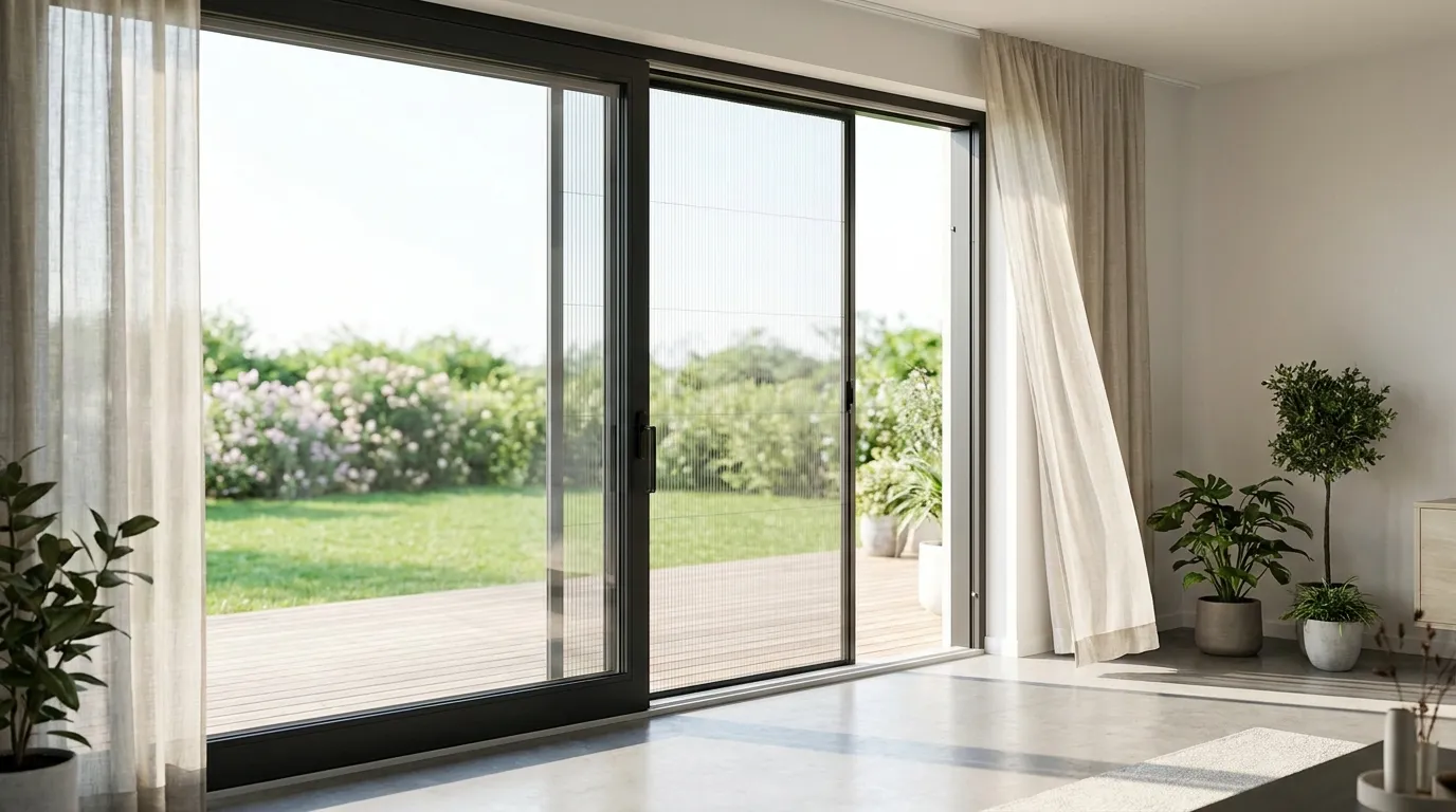 Moustiquaires coulissantes pour porte-patio&nbsp;: options et entretien